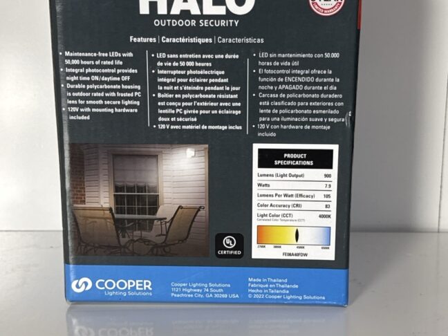 Halo LED Outdoor Wall Sconce - Image 4